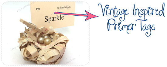 Helpful Ingredients - Vintage Inspired Primer Tags