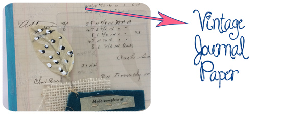 Helpful Ingredients - Vintage Journal Paper