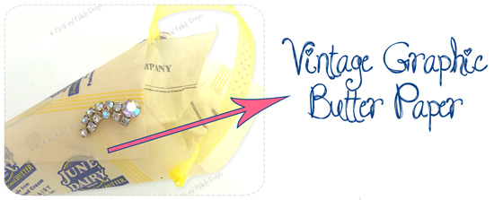 Helpful Ingredients - Vintage Graphic Butter Paper