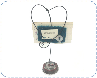 Wire Art Dreaming Heart
